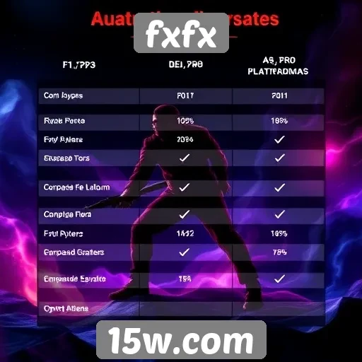 Comparativo entre fxfx e plataformas concorrentes
